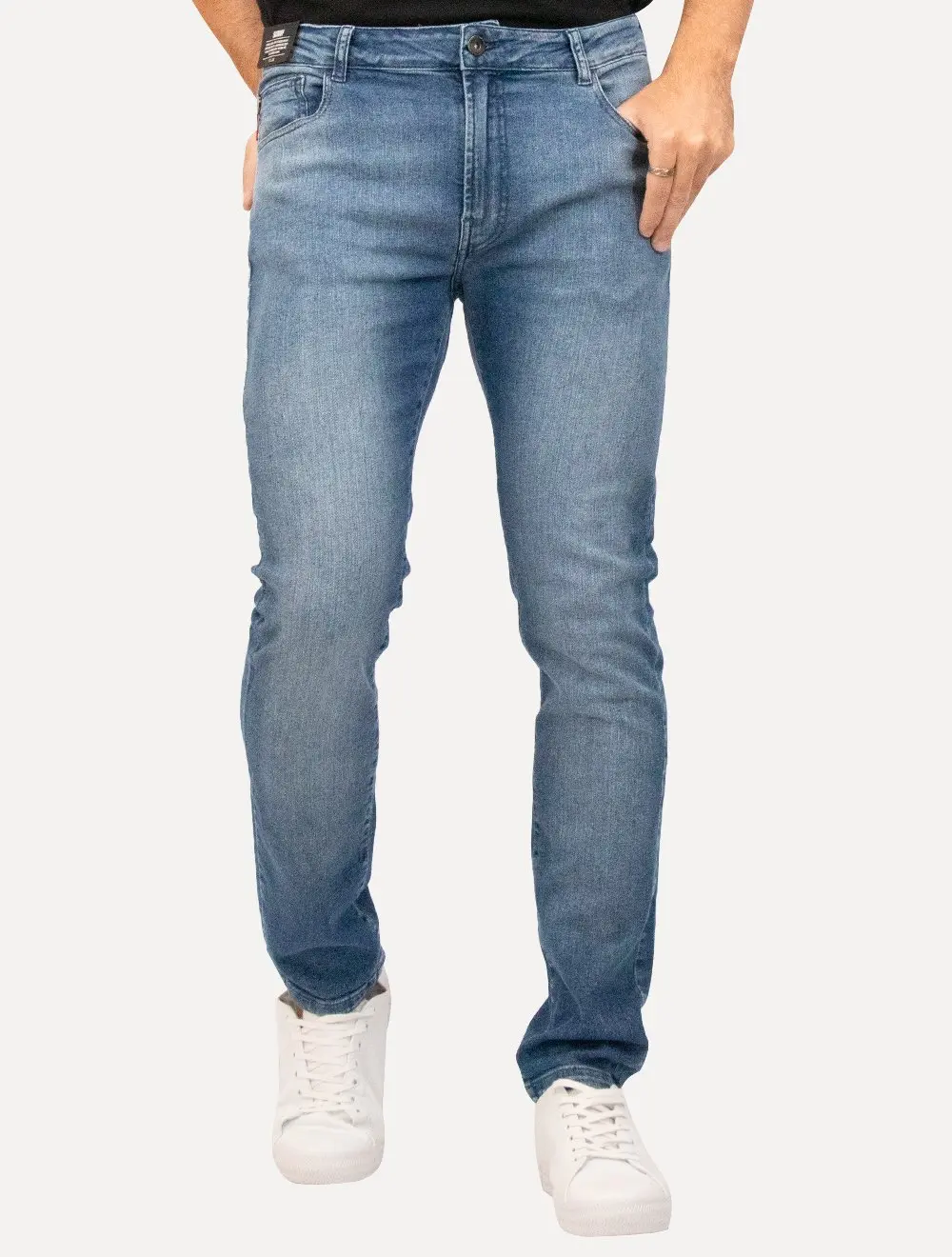Calça Ellus Jeans Masculina Skinny Dark Indigo Elastic Zetex Clara