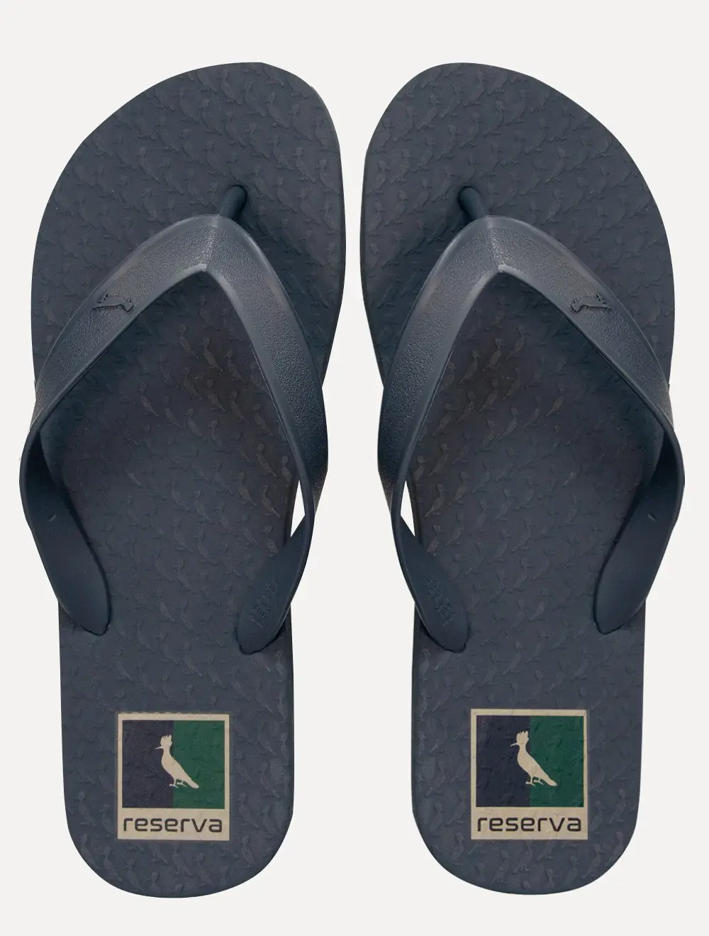 Chinelo Reserva Masculino Double Tag Azul Marinho