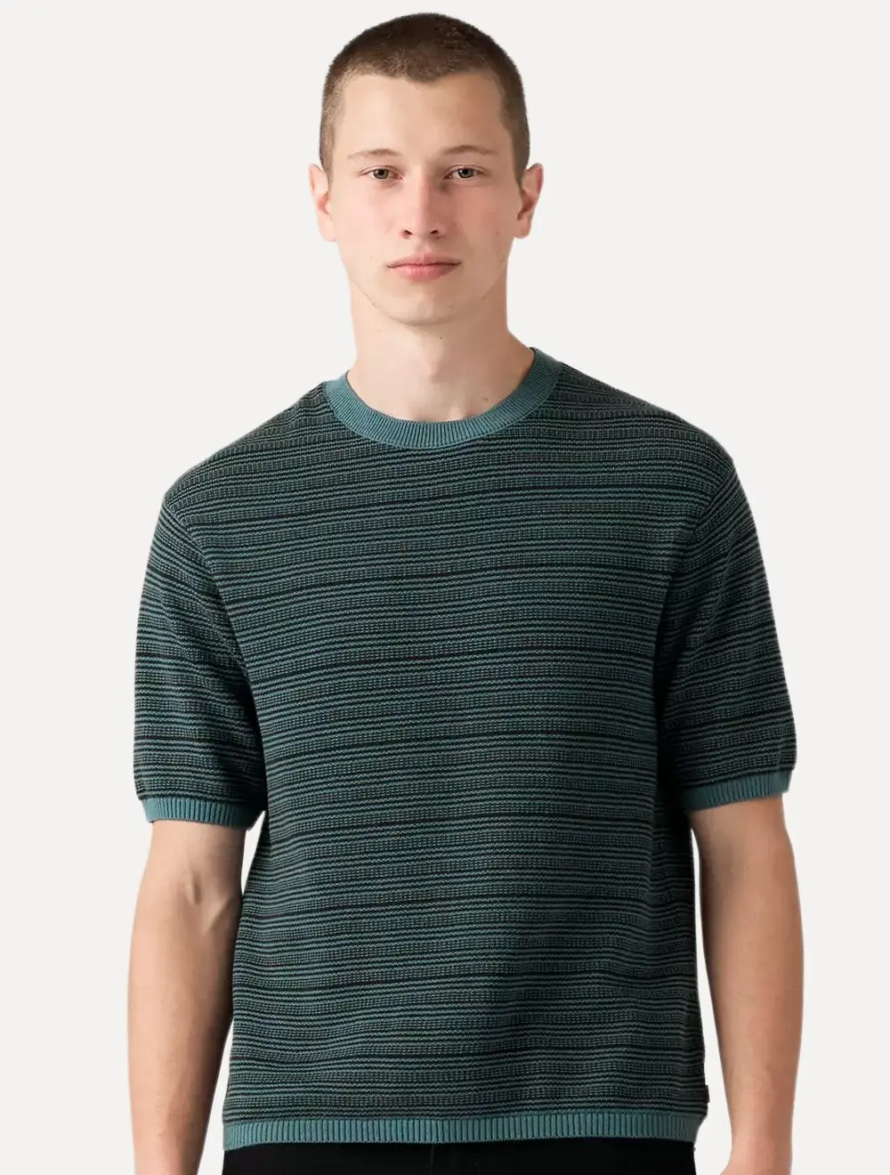 Camiseta Levis Masculina Ani Sweater Azul