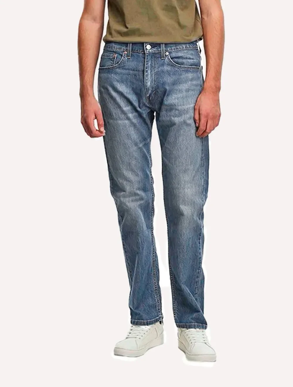 Calça Levis Jeans Masculina 505 Regular Light Blue Clara — imagem 1