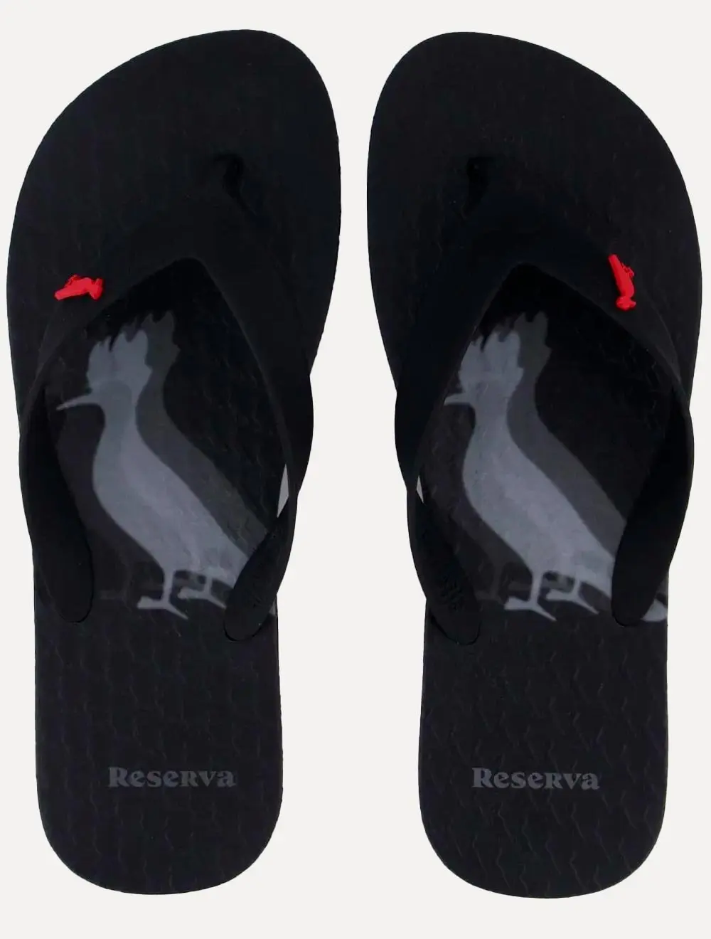 Chinelo Reserva Masculino Pica-Pau Blur Preto