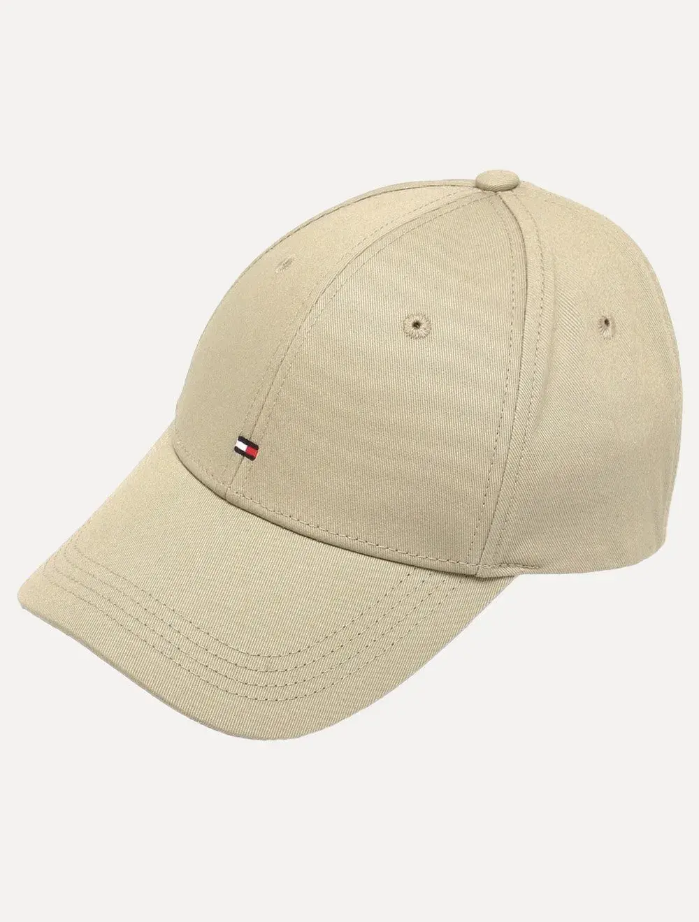 Boné Tommy Hilfiger Masculino Classic Cap Flag Tape Cáqui