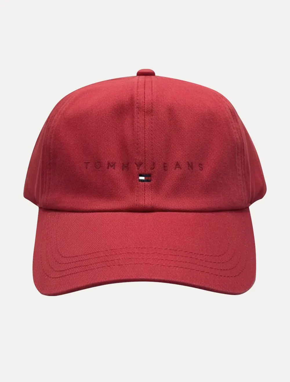 Boné Tommy Hilfiger Masculino Linear Logo Vermelho