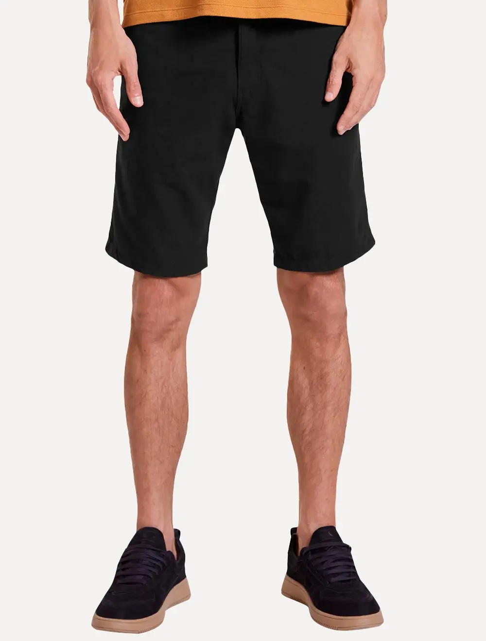 Bermuda Reserva Masculina Eco Viscose Lisa Preta