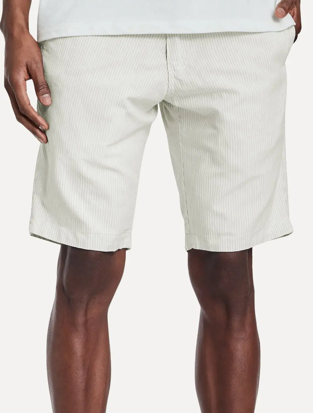 Bermuda Reserva Masculina Dupla Face Listra Verde