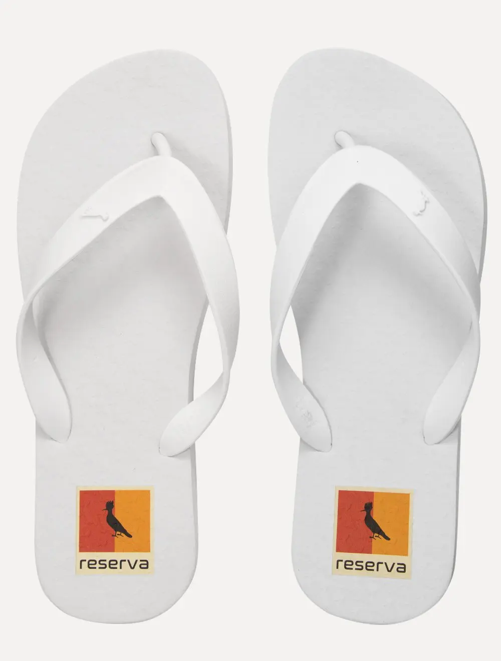 Chinelo Reserva Masculino Double Tag Branco