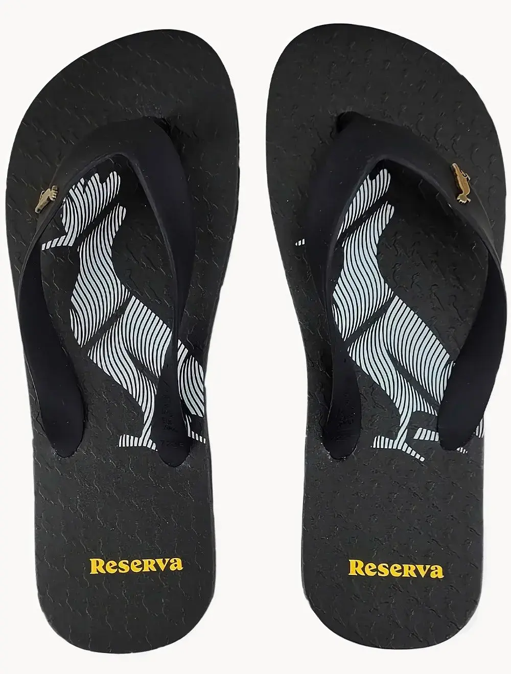 Chinelo Reserva Masculino Go Pica-pau Blur Distortion Lines Preto