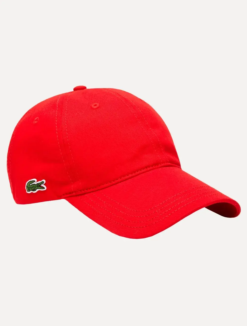 Boné Lacoste Masculino Casual Side Logo Vermelho