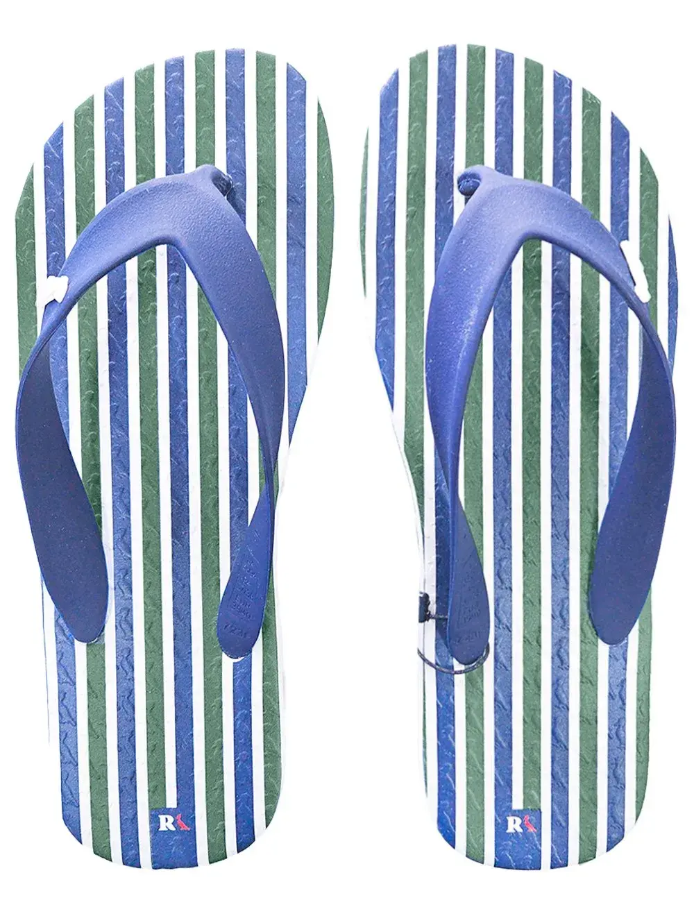 Chinelo Reserva Masculino Marina Lines Branco / Azul Marinho