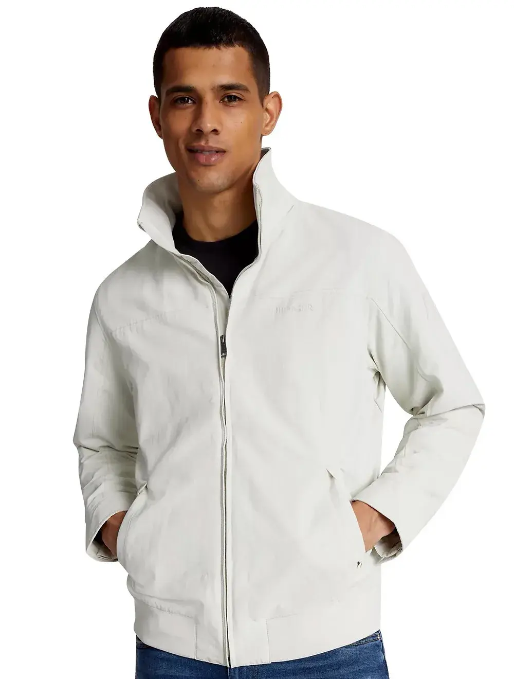 Jaqueta Tommy Hilfiger Masculina Sustainable Regatta Jacket Off-White