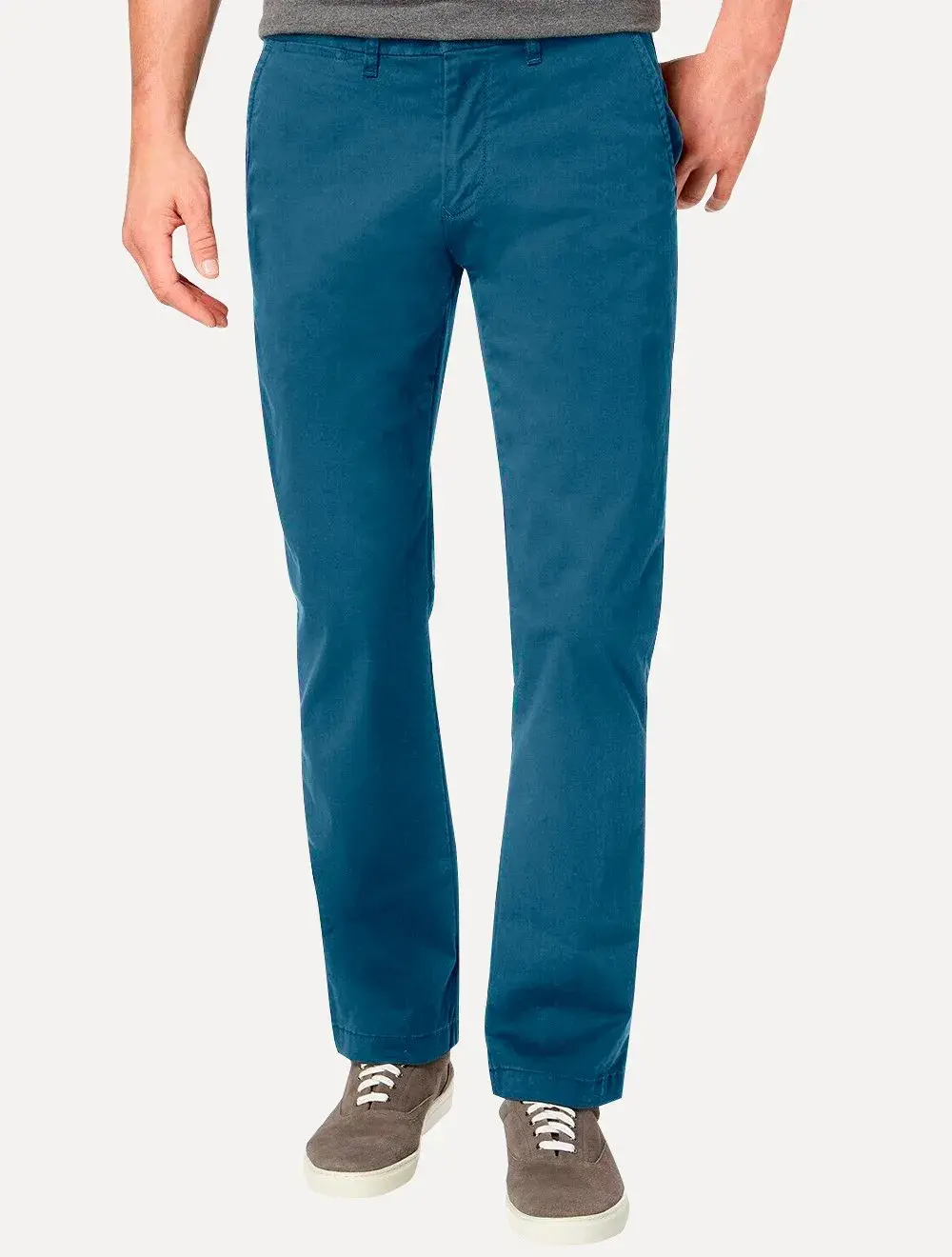 Calça Tommy Hilfiger Masculina de Sarja Brooklyn Azul Royal