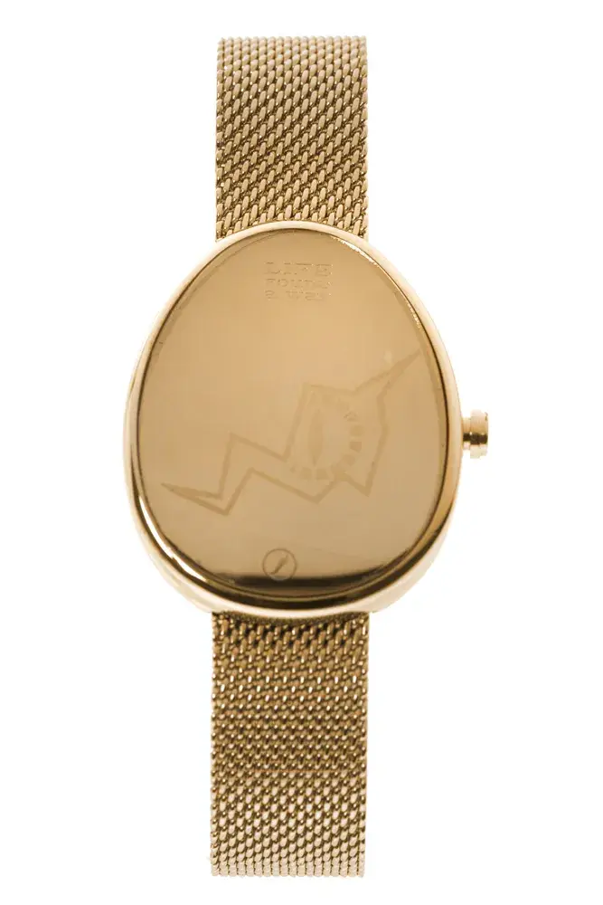 Relógio Digital Feminino Jurassic World Ovo Dourado