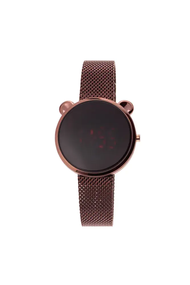Relógio Digital Feminino Chilli Beans Urso Marrom