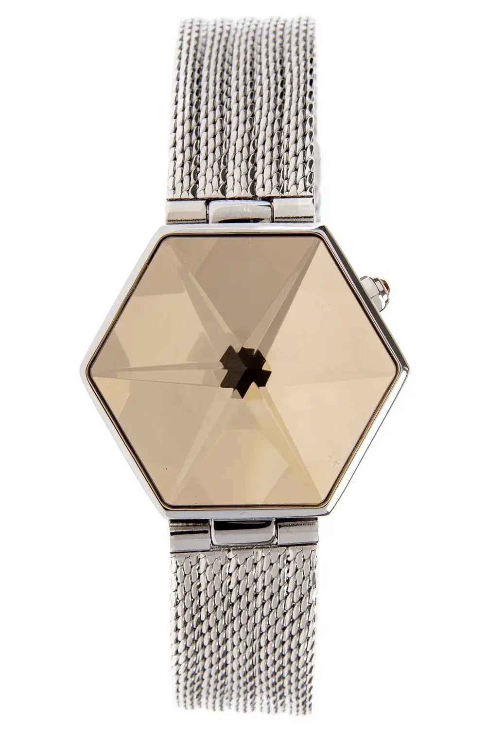 Relógio Digital Feminino Chilli Beans Hexagonal Prata