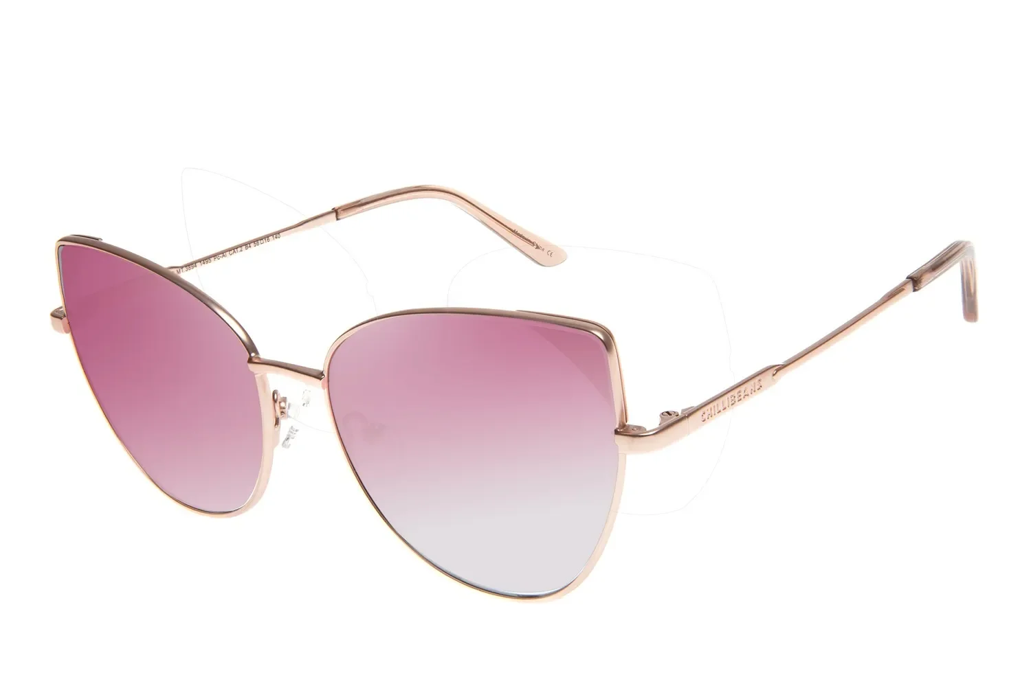 Óculos de Sol Feminino Chilli Beans Cat Rosé — imagem 1