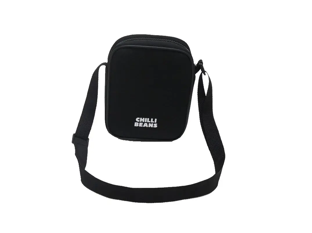 Bolsa Shoulder Unissex Chilli Beans Casual Preto