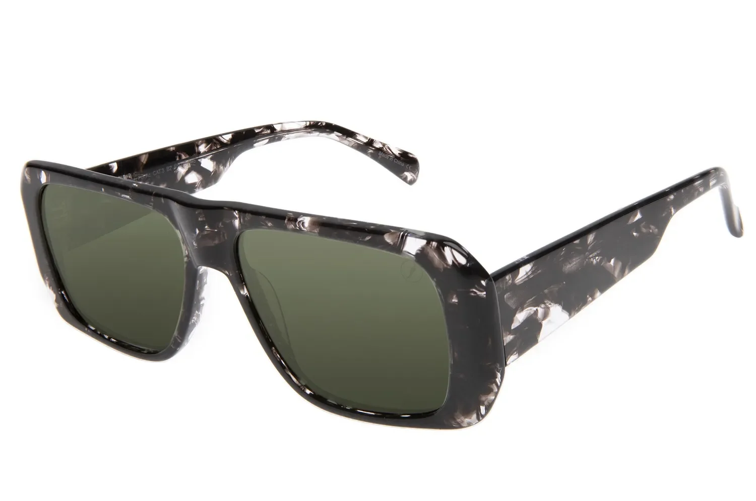 Óculos De Sol Feminino Chilli Beans Quadrado Preto Mesclado — imagem 1