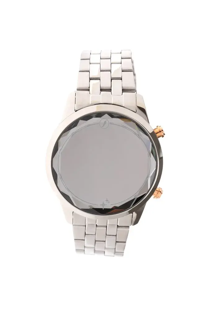 Relógio Digital Feminino Chilli Beans Metal Prata