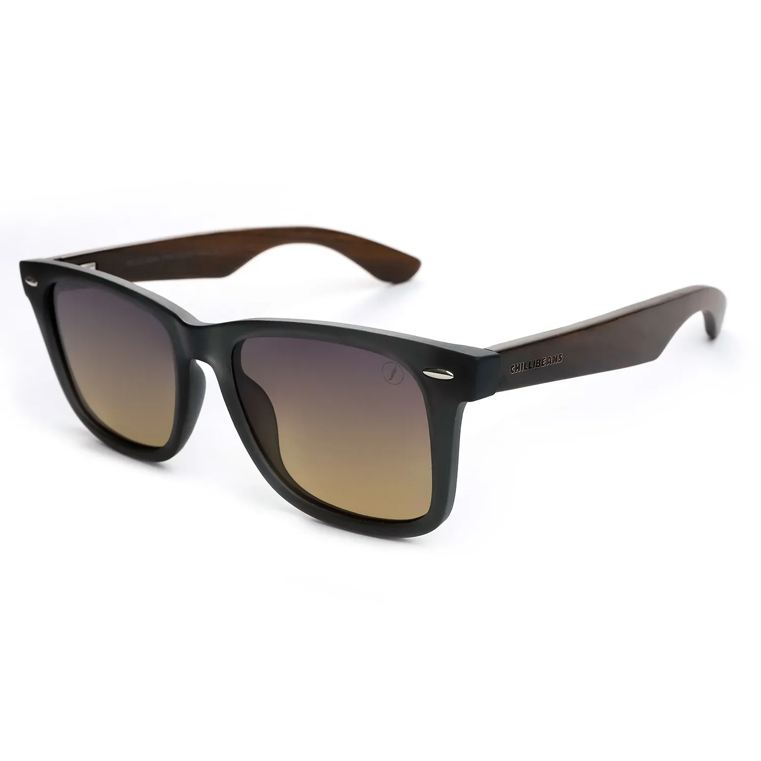 Óculos de Sol Masculino Chilli Beans Bossa Nova Degradê Marrom — imagem 1