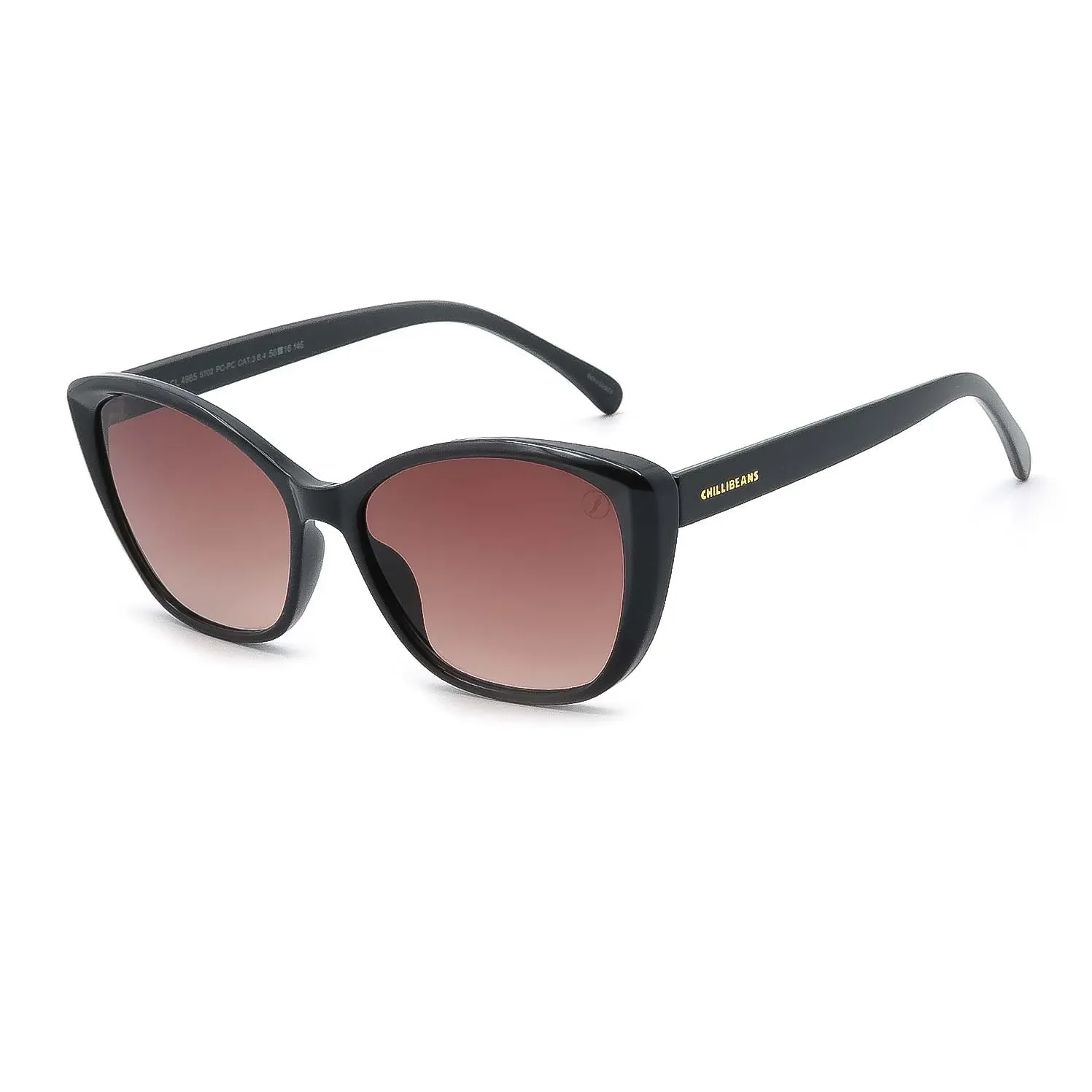 Óculos de Sol Feminino Chilli Beans Cat Degradê Marrom — imagem 1