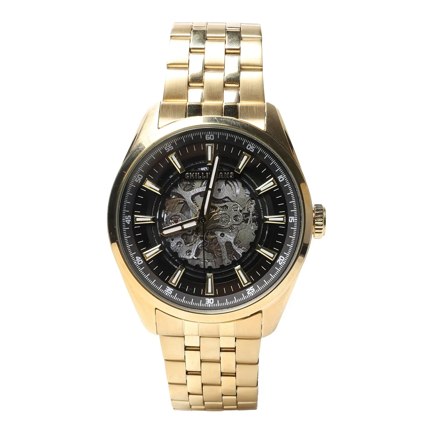 Relógio Automático Masculino Chilli Beans Metal Dourado — imagem 1