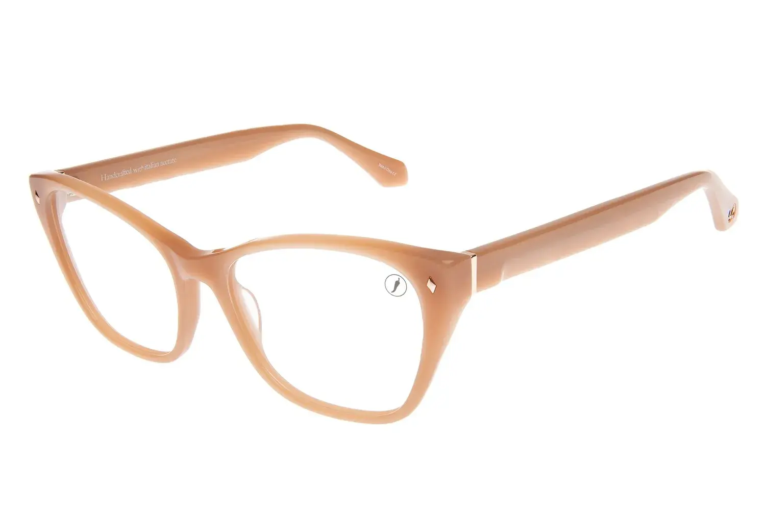 Armação Para Óculos de Grau Feminino Acetato Italiano Rosé
