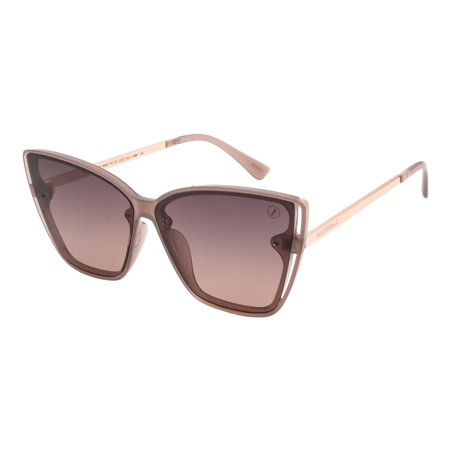 Óculos de Sol Feminino Chilli Beans Quadrado Rosé — imagem 1
