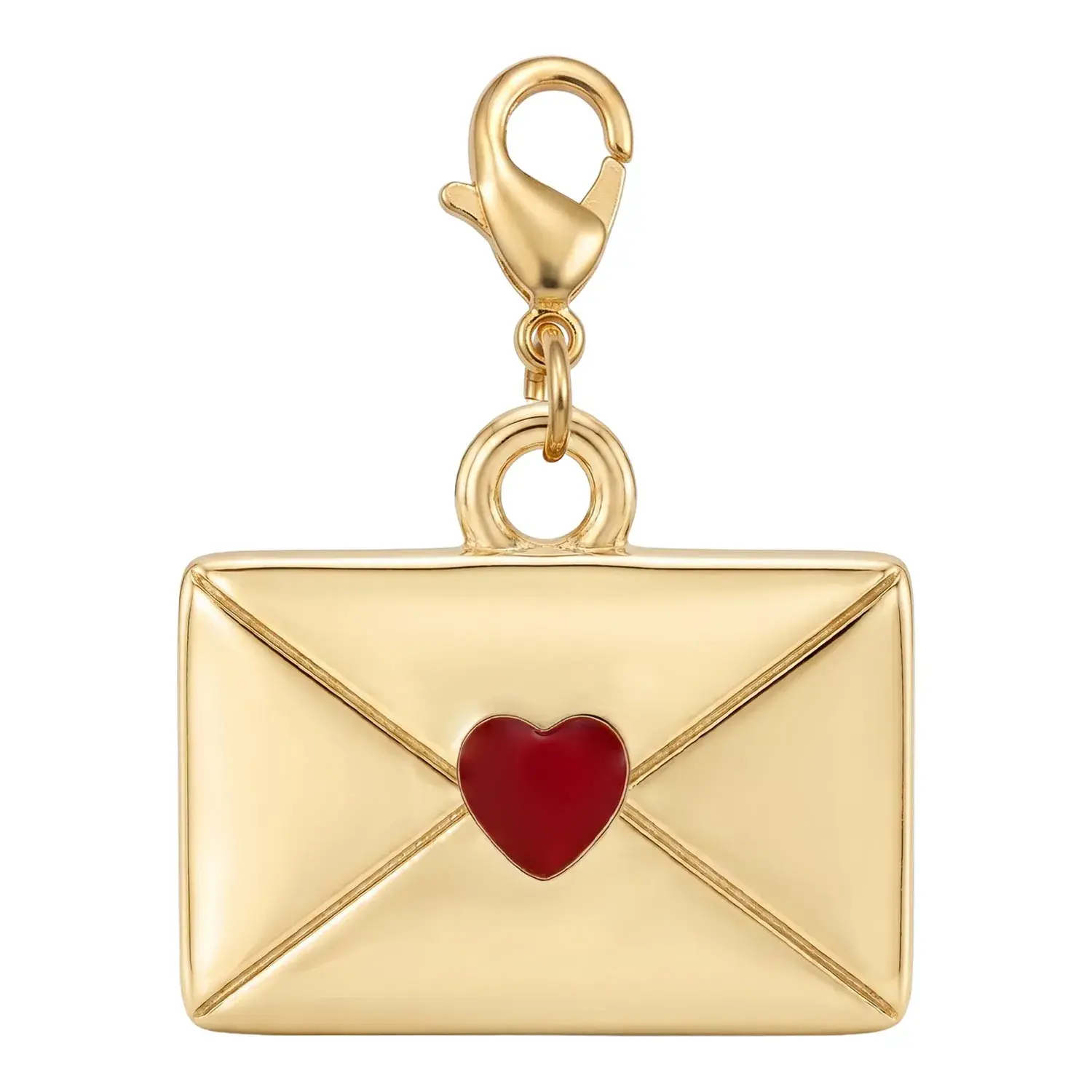 Berloque Chilli Beans Carta de Amor Dourado