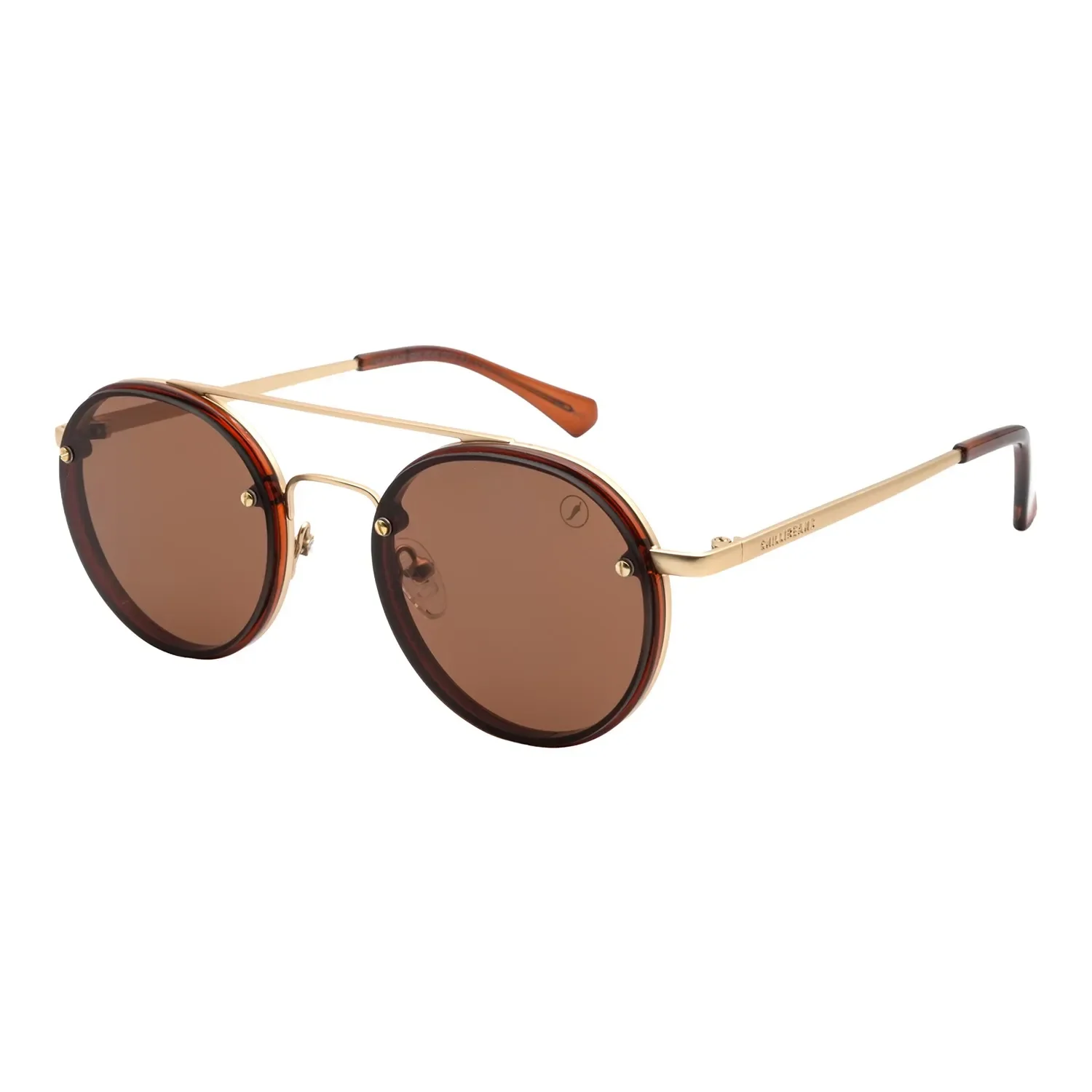 Óculos de Sol Masculino Chilli Beans Redondo Dourado — imagem 1