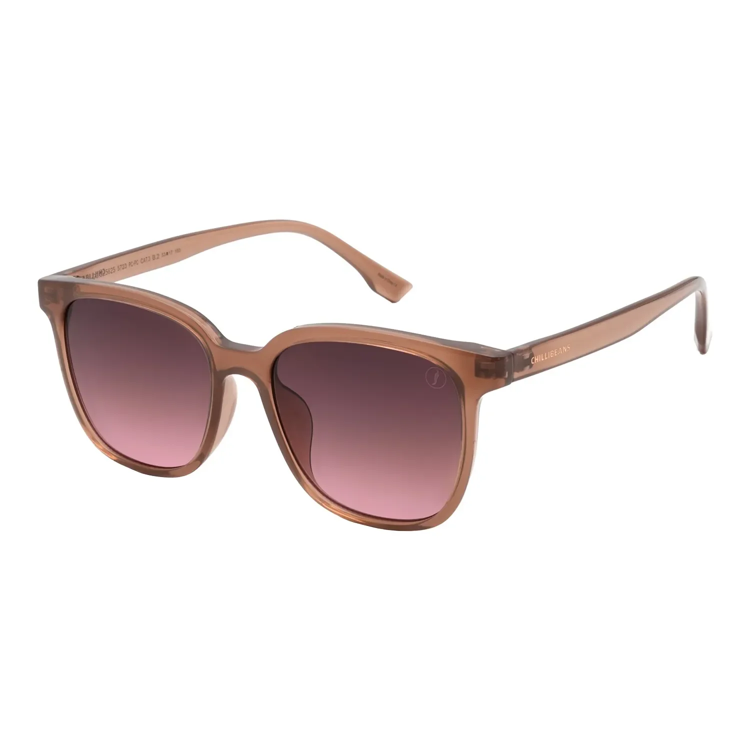 Óculos de Sol Feminino Chilli Beans Redondo Bege — imagem 1