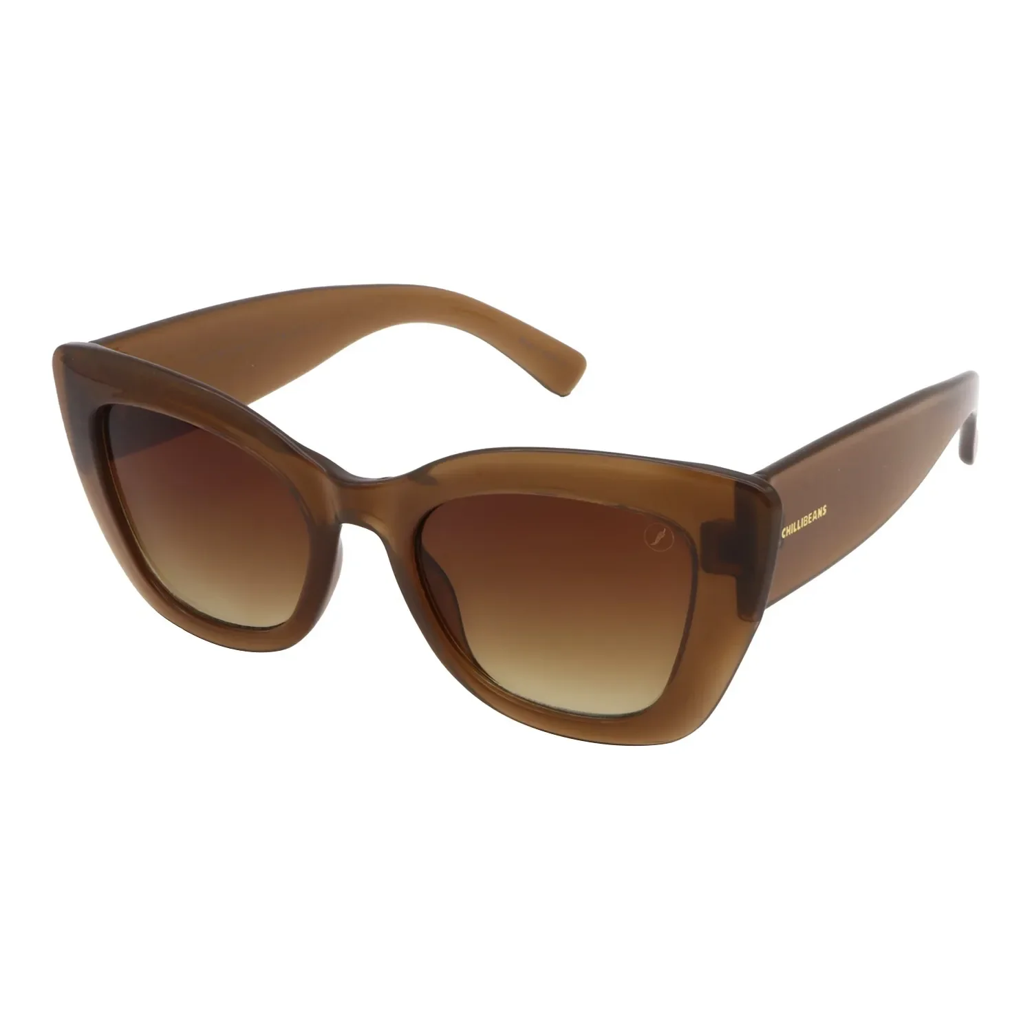Óculos de Sol Feminino Chilli Beans Cat Degradê Marrom — imagem 1