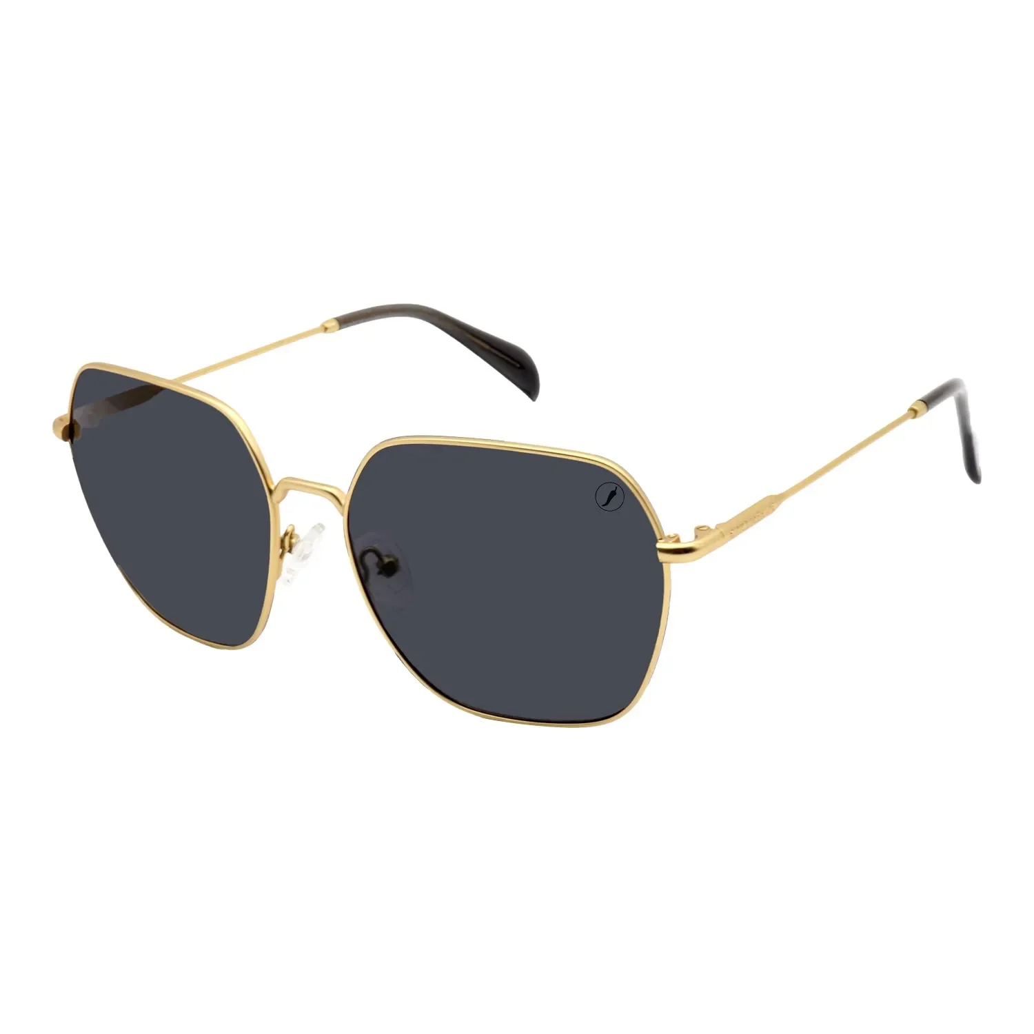 Óculos de Sol Feminino Chilli Beans Quadrado Dourado — imagem 1