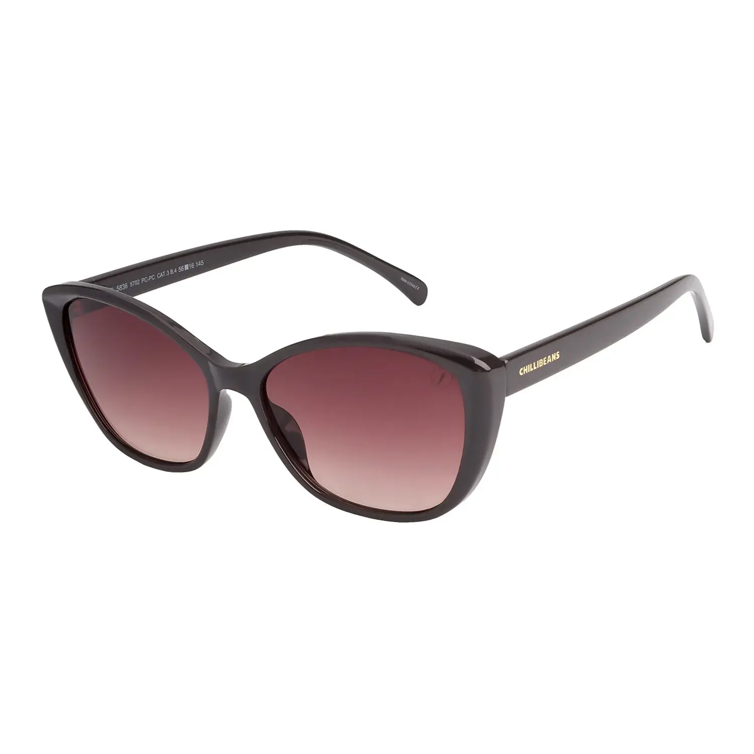 Óculos de Sol Feminino Chilli Beans Cat Degradê Marrom