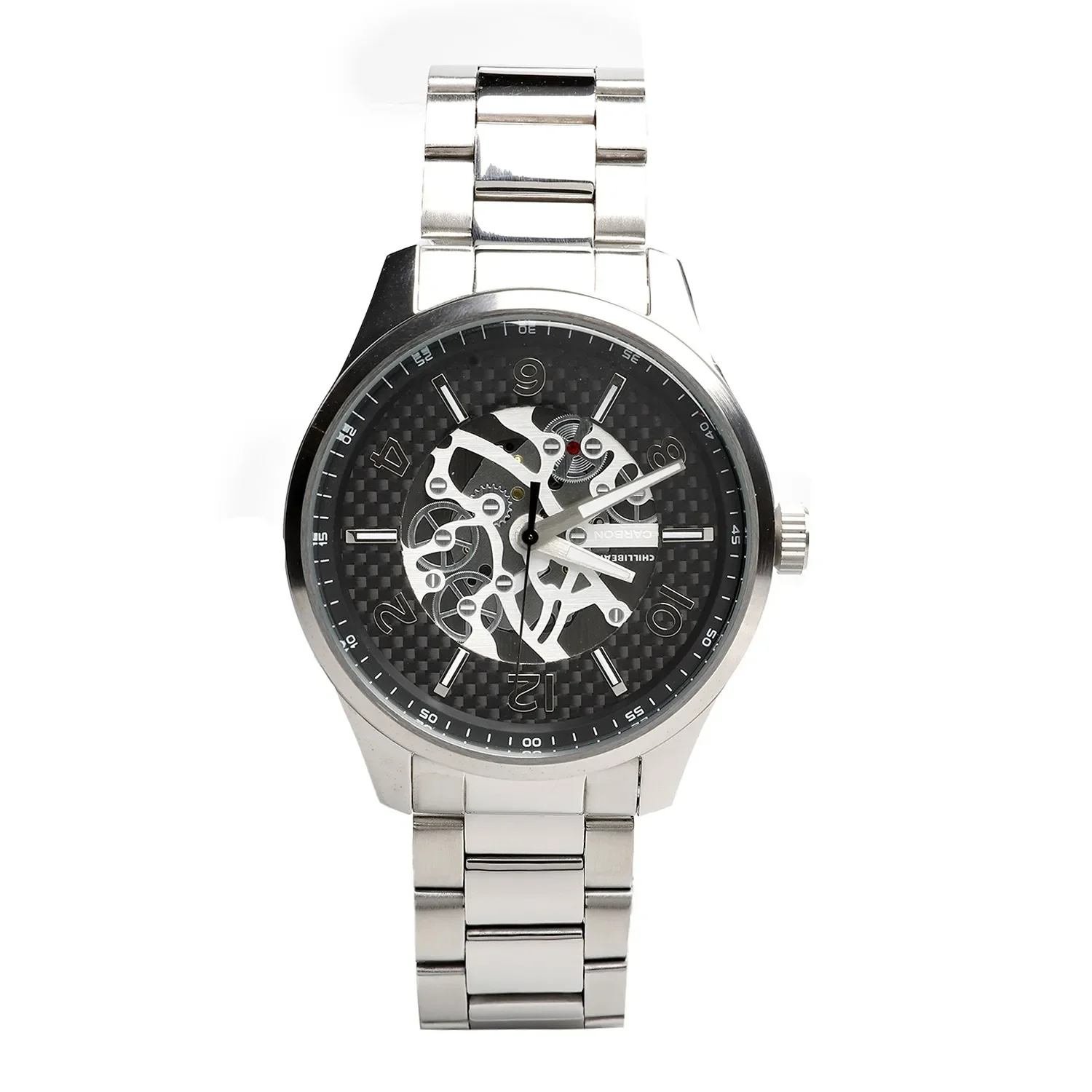 Relógio Automático Masculino Chilli Beans Metal Prata — imagem 1
