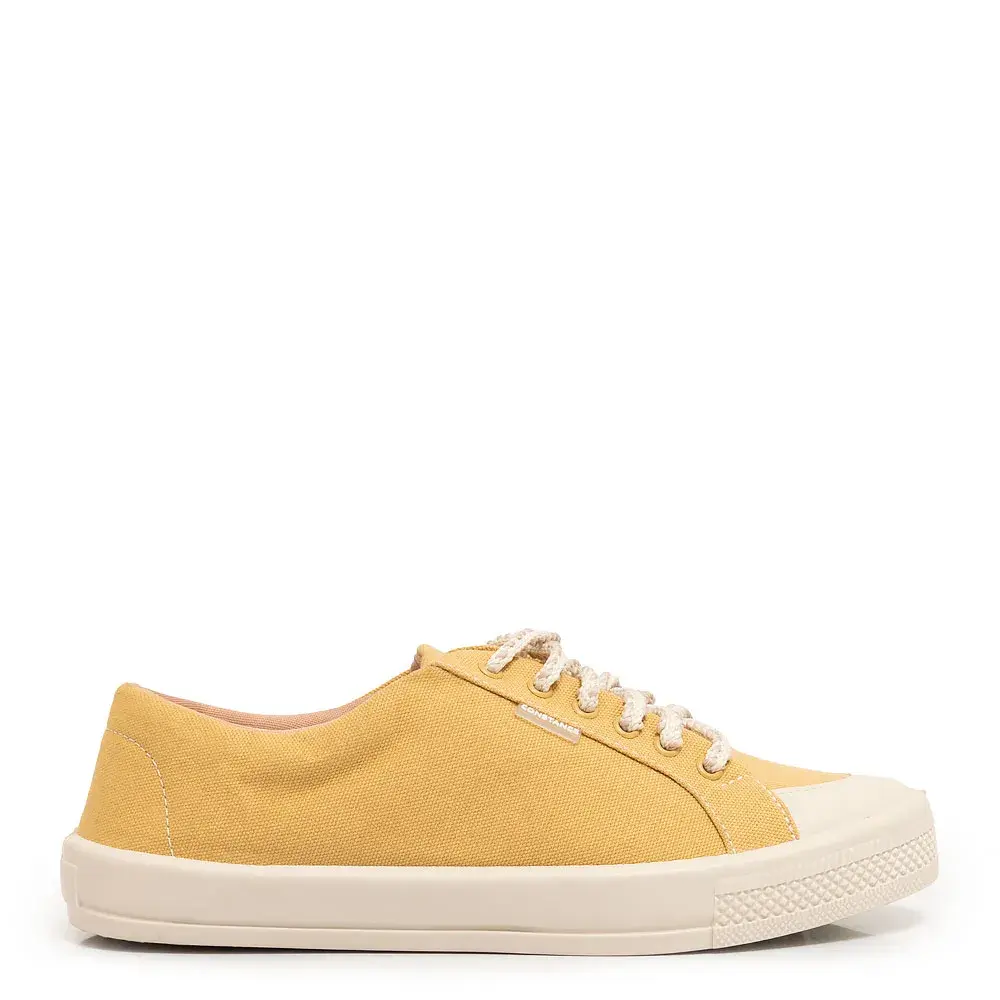 Tênis Amarelo Comfort Pesponto