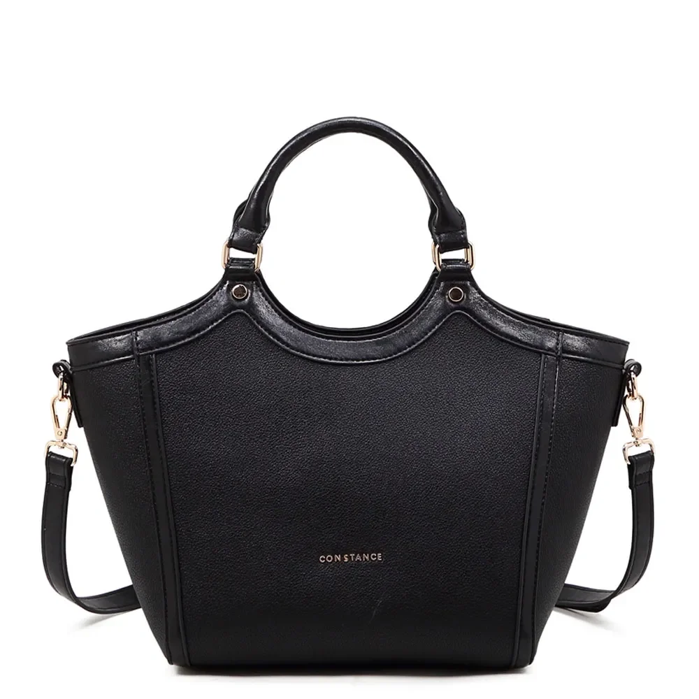 Bolsa Tote Estruturada Preta — imagem 1