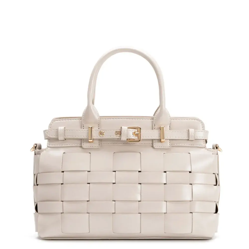Bolsa Tiracolo Cinto Tressê Off White