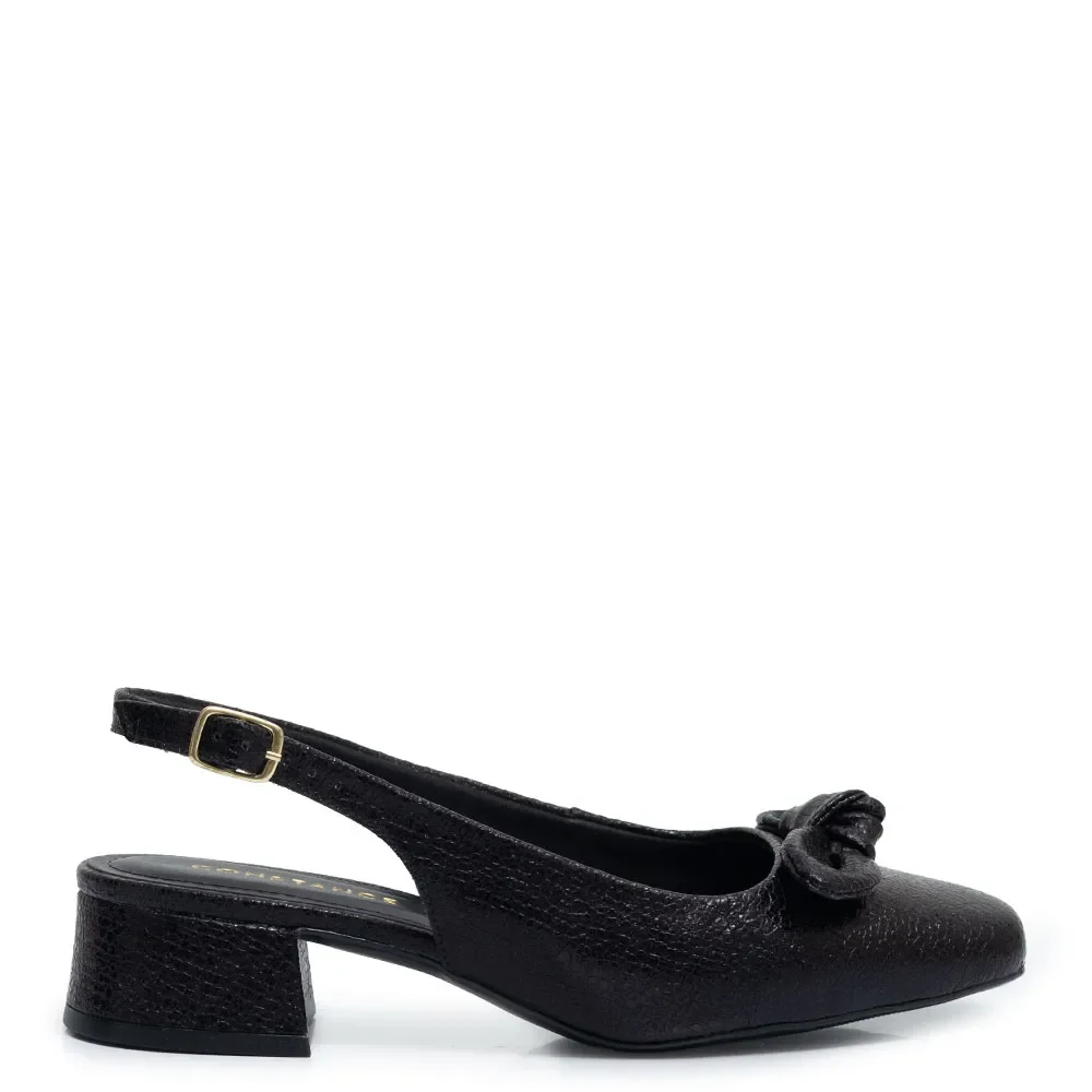 Scarpin Preto Laço — imagem 1