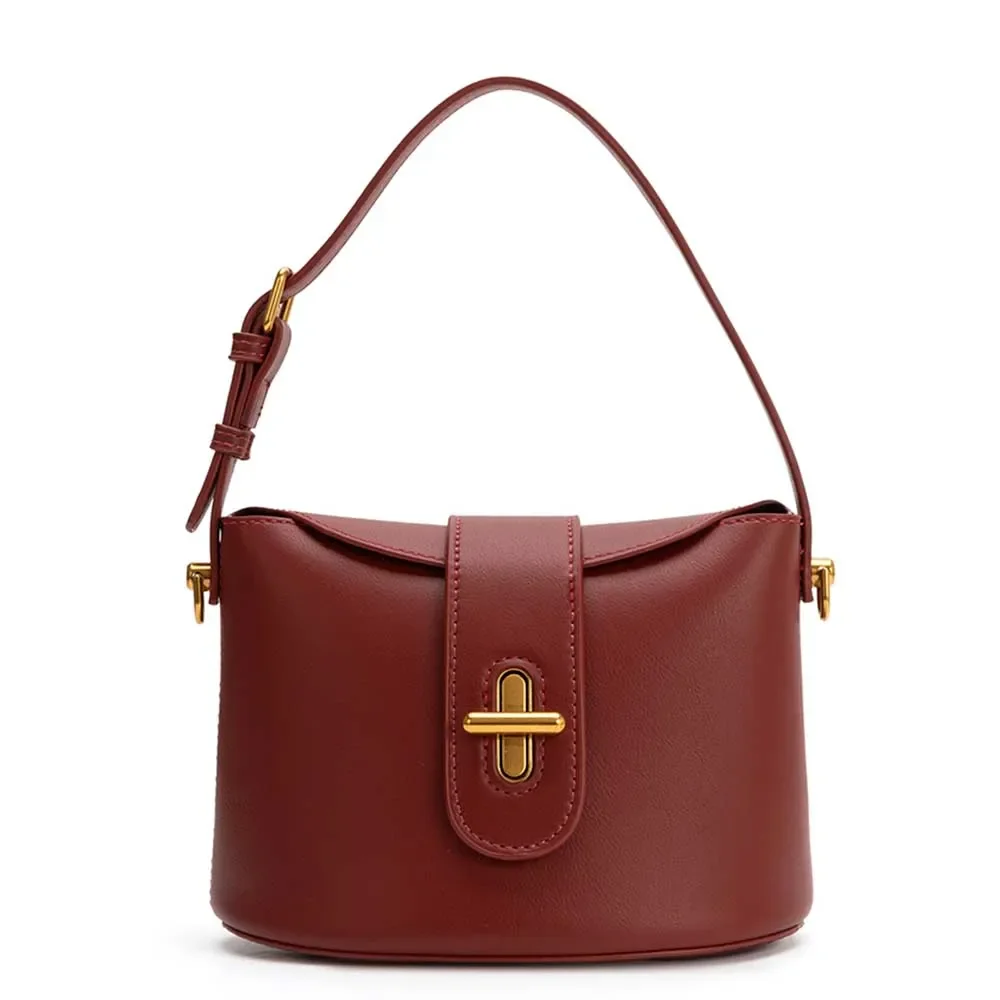 Bolsa Tiracolo Lapela Bordô — imagem 1