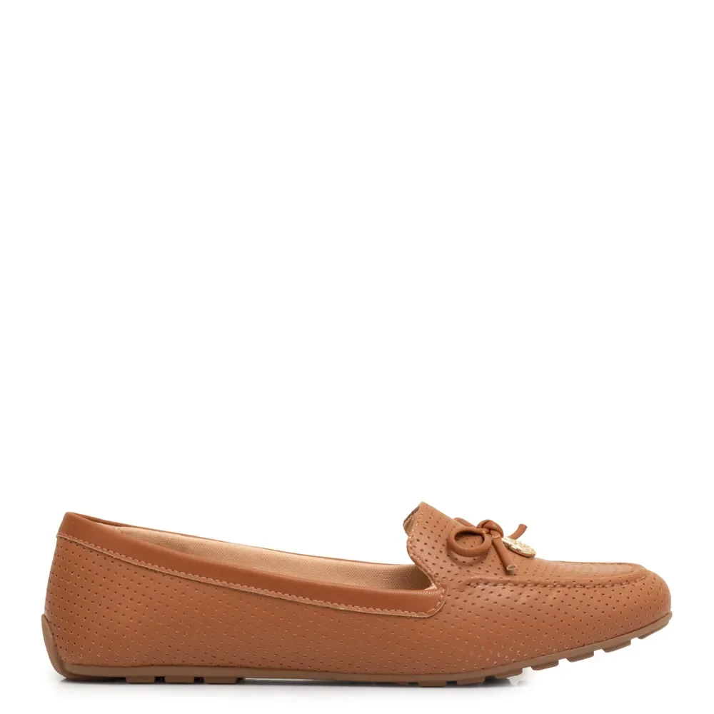 Mocassim Caramelo Laço com Enfeites — imagem 1