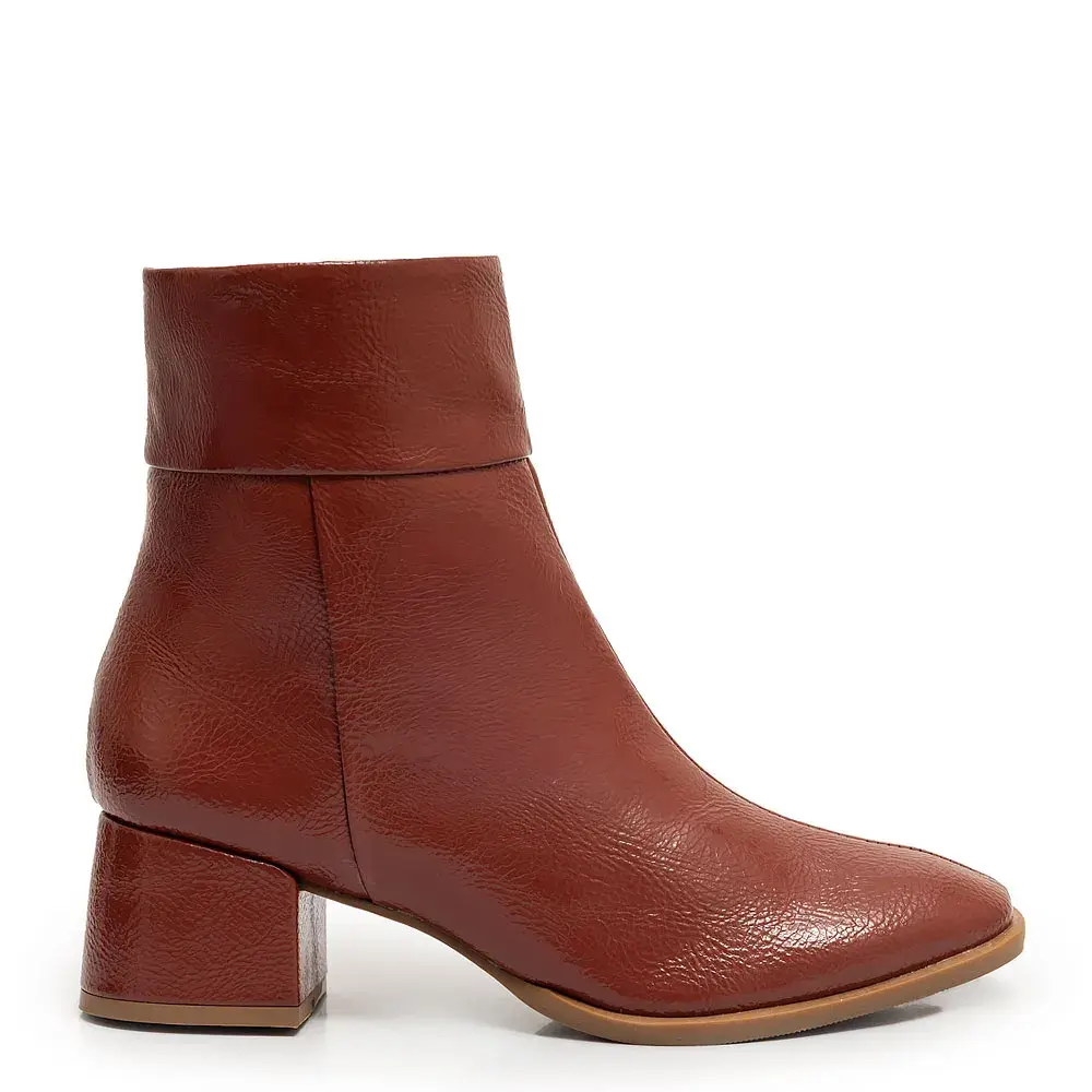 Ankle Boot Terracota Recortes