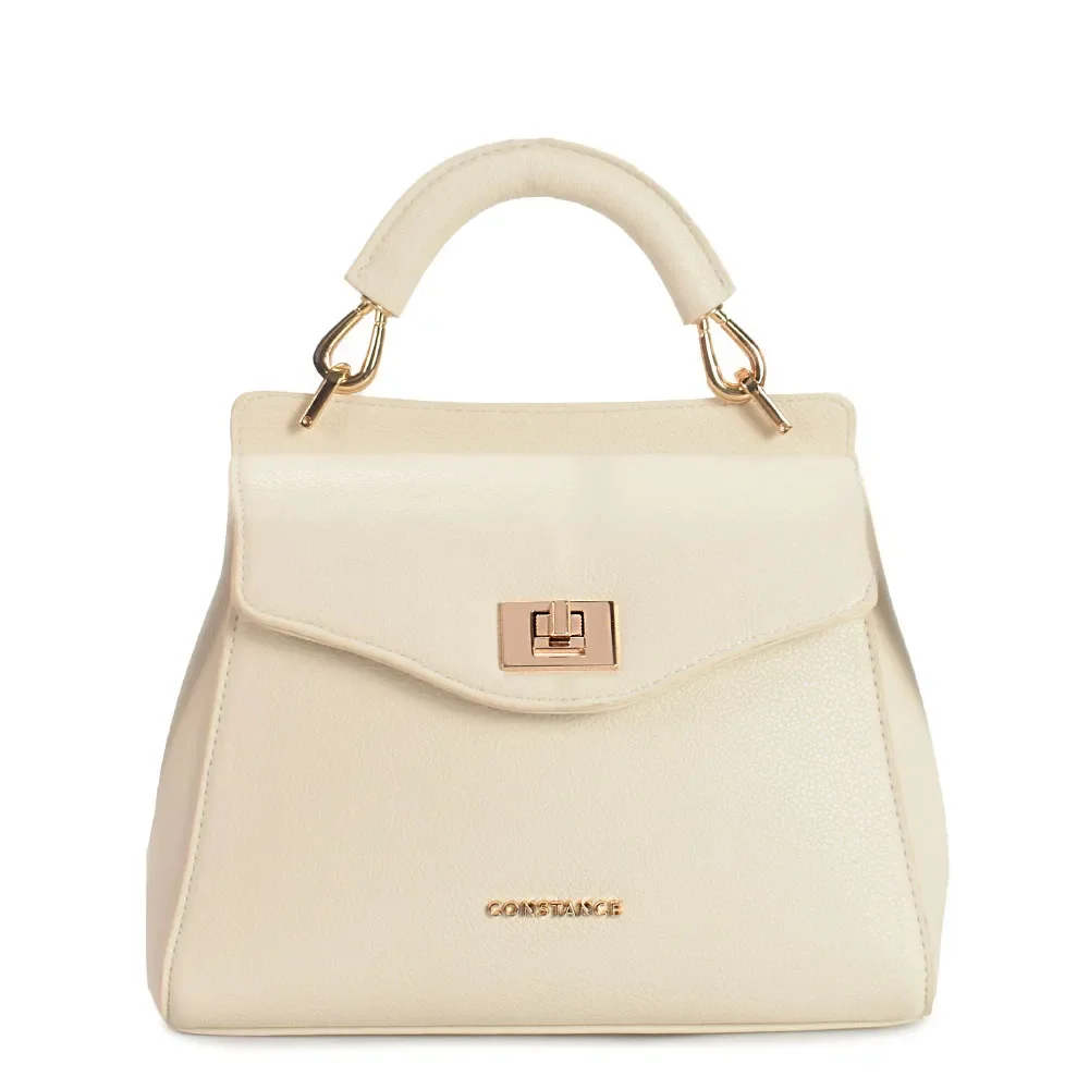 Bolsa Satchel Fecho Torniquete Off White — imagem 1