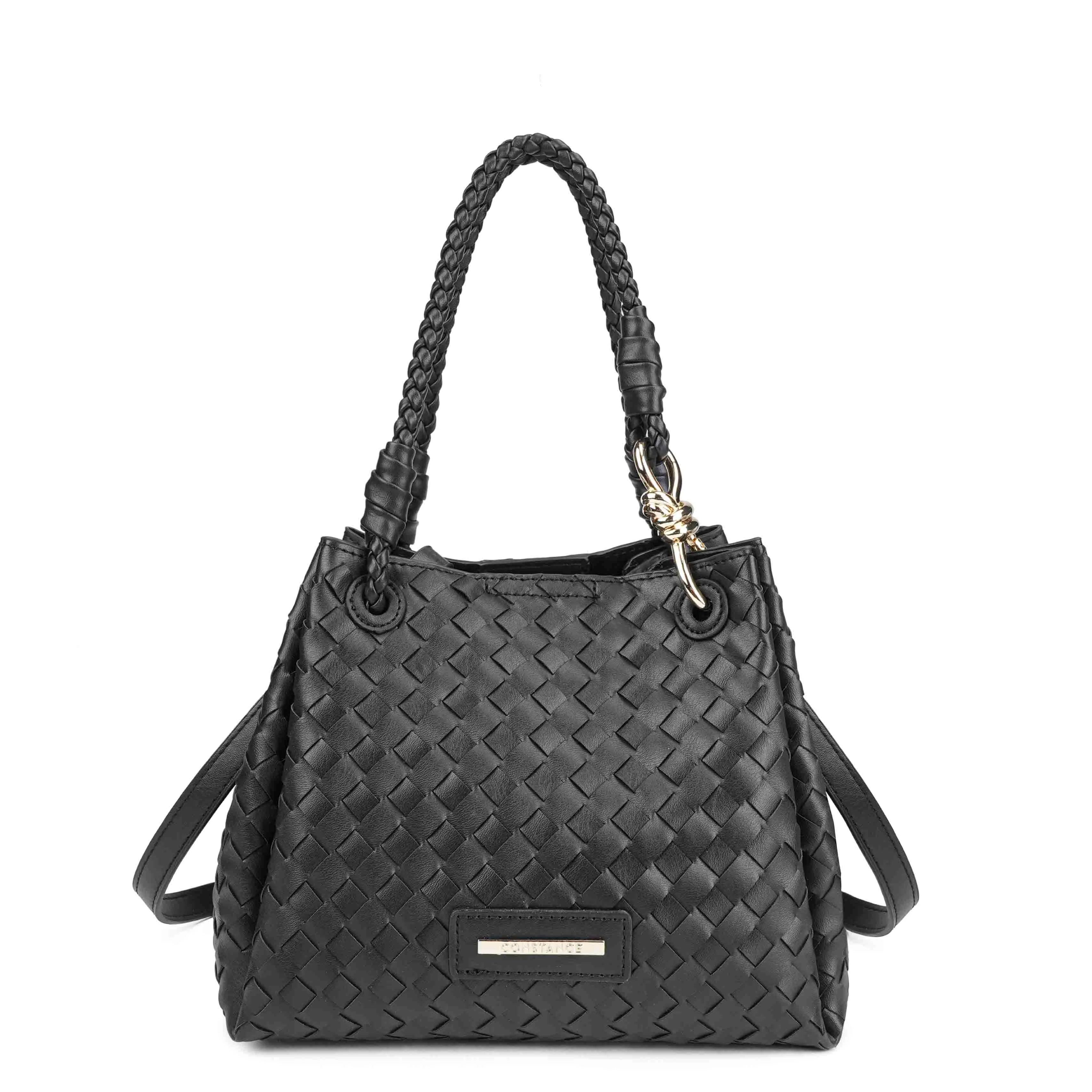 Bolsa Tiracolo Tresse Nó Preta — imagem 1