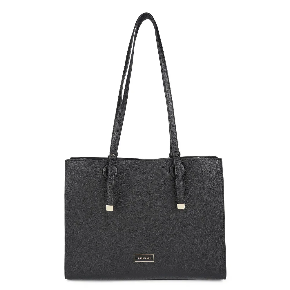 Bolsa Shopping Ilhós Preta — imagem 1