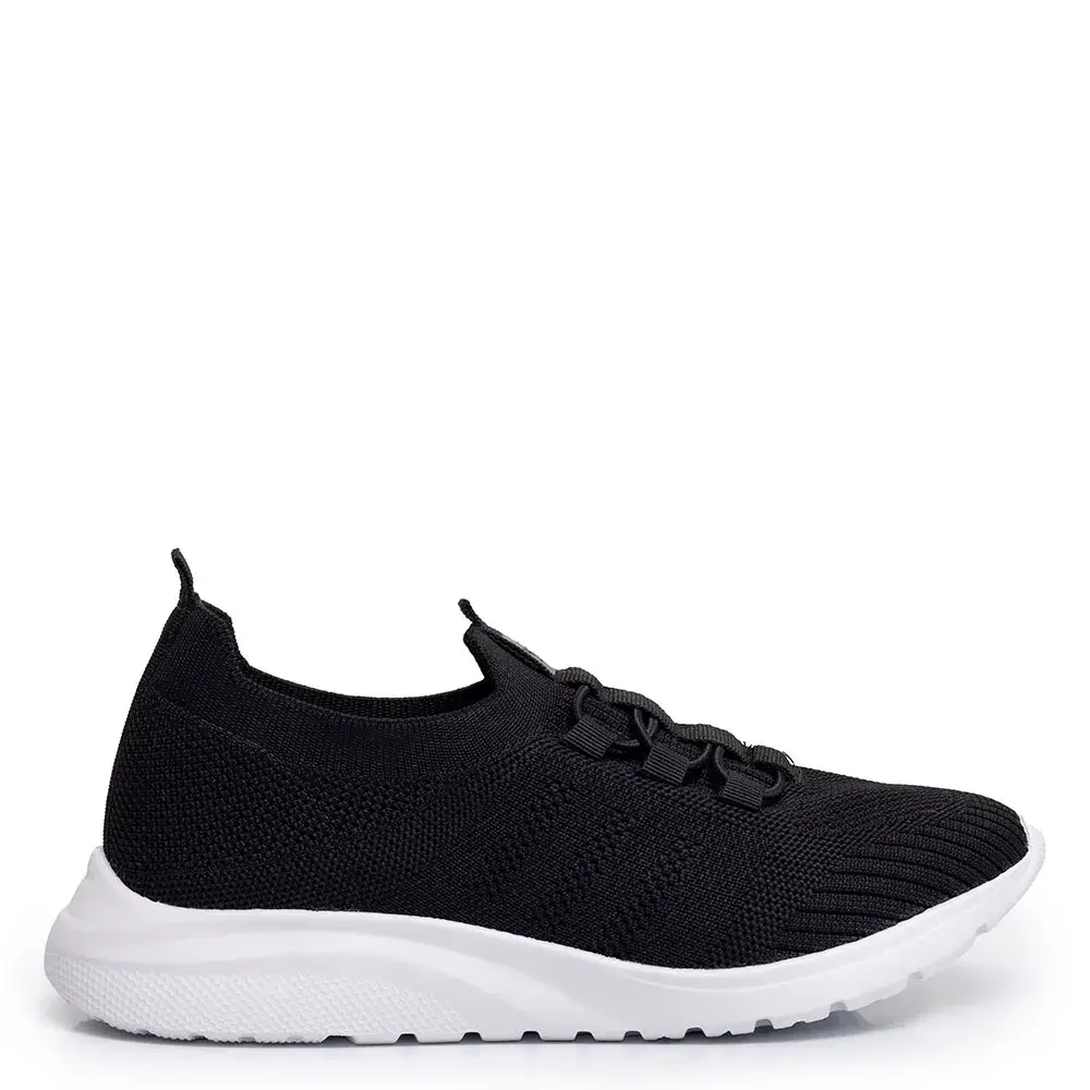 Tênis Preto Knit