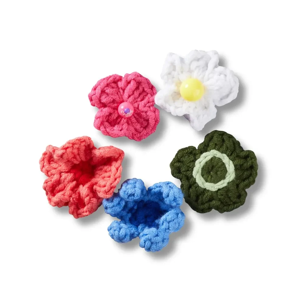 Mix de Flores de Crochê Pack Com 5 Peças — imagem 1