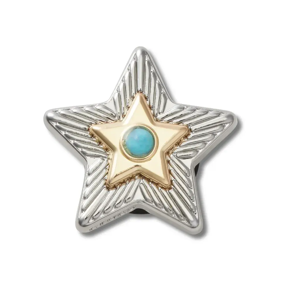 Estrela Turquesa Prata