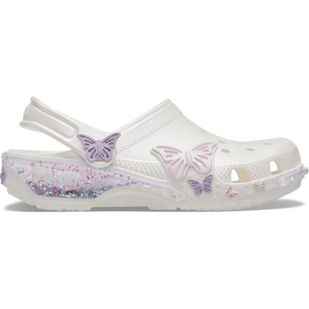 Classic Butterfly Sparkle Shaker Clog Infantil — imagem 1