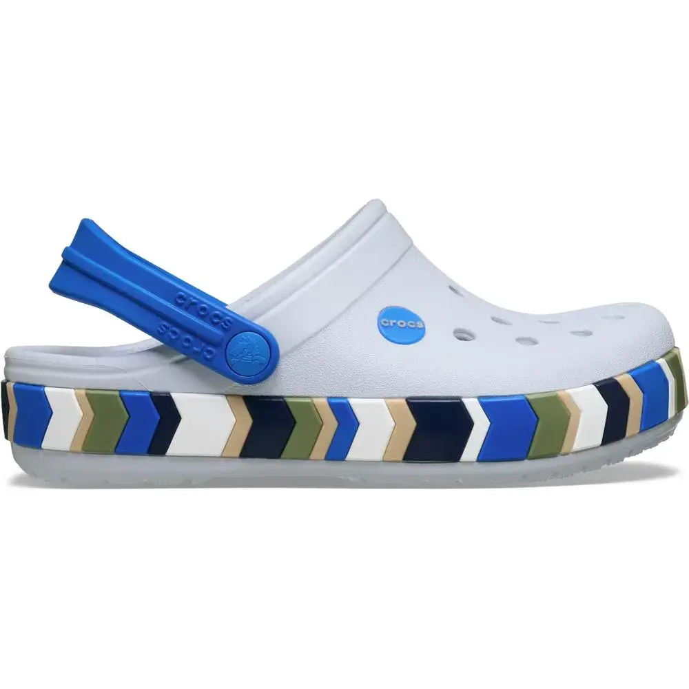 Crocband Chevron Band Clog Juvenil