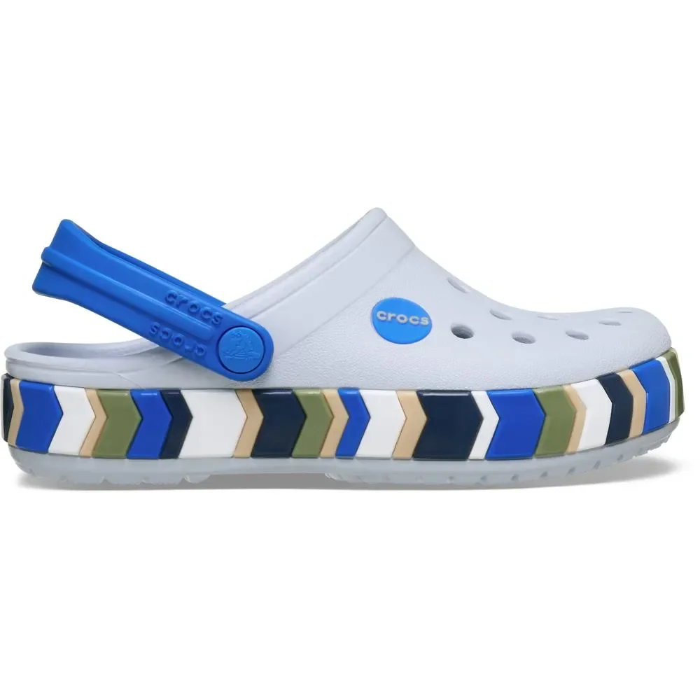 Crocband Chevron Band Clog Infantil — imagem 1
